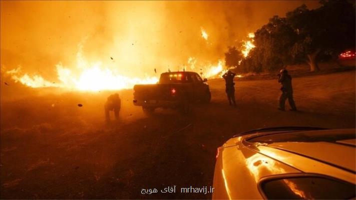 آتشسوزی جنگلی در کارولینای جنوبی اعلام وضعیت اضطراری و تخلیه خانه ها